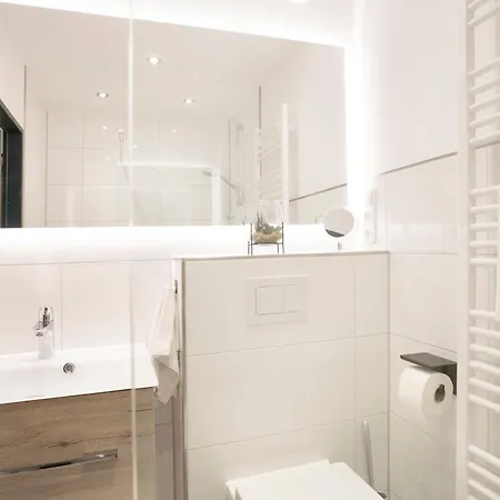 Strandappartements Am Leuchtturmweg Strandgefluester Lejlighed