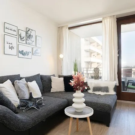 Strandappartements Am Leuchtturmweg Strandgefluester Lejlighed